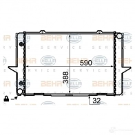 Радиатор охлаждения двигателя HELLA 8mk376706741 _BEHR HELLA SERVICE_ 44981 5LUUF6 - Изображение 5