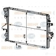 Радиатор охлаждения двигателя HELLA FPX20 8mk376719181 _BEHR HELLA SERVICE_ 45939 - Изображение 6