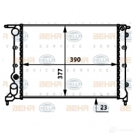 Радиатор охлаждения двигателя HELLA TU7U0 45770 8mk376717301 _BEHR HELLA SERVICE_