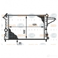 Радиатор охлаждения двигателя HELLA 8mk376719561 _BEHR HELLA SERVICE_ EZ7DL7 45978