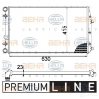 Радиатор охлаждения двигателя HELLA _BEHR HELLA SERVICE_ 45811 8mk376717701 E5SXG - Изображение 3