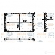 Радиатор охлаждения двигателя HELLA 8mk376722351 _BEHR HELLA SERVICE_ 46191 3PS4S - Изображение 4