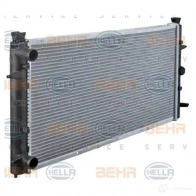 Радиатор охлаждения двигателя HELLA Volkswagen Transporter (T4) 4 Фургон 2.4 D 78 л.с. 1990 – 1998 _BEHR HELLA SERVICE_ JBDYF 8mk376714481