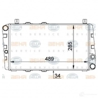 Радиатор охлаждения двигателя HELLA 46796 8mk376764061 _BEHR HELLA SERVICE_ RHRZY0B