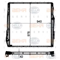 Радиатор охлаждения двигателя HELLA 4045621513610 X7GV GT 47290 8mk376906301 - Изображение 1