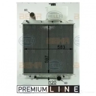Радиатор охлаждения двигателя HELLA _BEHR HELLA SERVICE_ 8mk376903011 47281 T61CD8V - Изображение 6