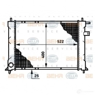 Радиатор охлаждения двигателя HELLA 46019 _BEHR HELLA SERVICE_ 6F23UZ 8mk376720141