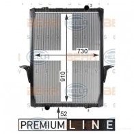 Радиатор охлаждения двигателя HELLA _BEHR HELLA SERVICE_ 8mk376726481 46250 T4X00 - Изображение 4