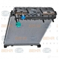 Радиатор охлаждения двигателя HELLA 8mk376721261 46109 SMN33WM _BEHR HELLA SERVICE_ - Изображение 5