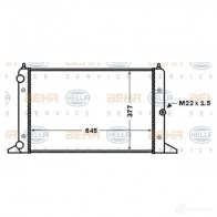 Радиатор охлаждения двигателя HELLA 75ACQ3A Volkswagen Sharan (7M6, 8, 9) 1 Минивэн 1.9 TDI 90 л.с. 1995 – 2010 8mk376773781 _BEHR HELLA SERVICE_