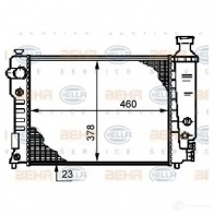 Радиатор охлаждения двигателя HELLA 8mk376720101 BNNET8Q Peugeot 405 2 (4E) Универсал 1.6 88 л.с. 1992 – 1996 _BEHR HELLA SERVICE_