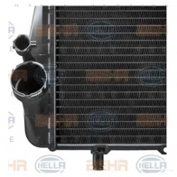 Радиатор охлаждения двигателя HELLA U2PCWYM 46840 8mk376765131 _BEHR HELLA SERVICE_ - Изображение 4