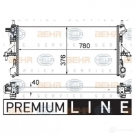 Радиатор охлаждения двигателя HELLA Fiat Ducato (250) 3 Фургон 2.0 115 Multijet 2.0 D 116 л.с. 2011 – 2024 8mk376750431 _BEHR HELLA SERVICE_ HZUNM