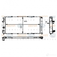 Радиатор охлаждения двигателя HELLA 6E2DC _BEHR HELLA SERVICE_ 8mk376715531 45650