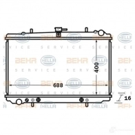 Радиатор охлаждения двигателя HELLA FNHW7 44890 _BEHR HELLA SERVICE_ 8mk376704681 - Изображение 2