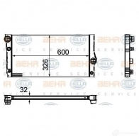Радиатор охлаждения двигателя HELLA _BEHR HELLA SERVICE_ 46576 WR0KQ 8mk376755381 - Изображение 4