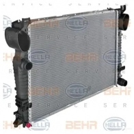 Радиатор охлаждения двигателя HELLA 45710 FFT6EAS 8mk376716331 _BEHR HELLA SERVICE_ - Изображение 2