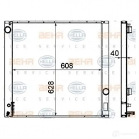 Радиатор охлаждения двигателя HELLA _BEHR HELLA SERVICE_ 8mk376718321 XXOO1D 45864 - Изображение 5