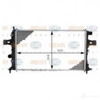 Радиатор охлаждения двигателя HELLA _BEHR HELLA SERVICE_ 45199 NJ5OA 8mk376710331 - Изображение 7