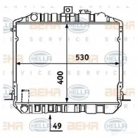 Радиатор охлаждения двигателя HELLA 8mk376707441 45016 _BEHR HELLA SERVICE_ D2VR1V - Изображение 4