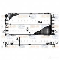Радиатор охлаждения двигателя HELLA _BEHR HELLA SERVICE_ 8mk376714601 45574 0R045F7 - Изображение 5