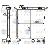 Радиатор охлаждения двигателя HELLA _BEHR HELLA SERVICE_ G7NCWW 8mk376735021 46323