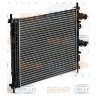 Радиатор охлаждения двигателя HELLA _BEHR HELLA SERVICE_ XMN2XN 8mk376900094 Fiat Marea