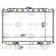 Радиатор охлаждения двигателя HELLA 0J7AB 46238 _BEHR HELLA SERVICE_ 8mk376724691 - Изображение 3