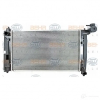 Радиатор охлаждения двигателя HELLA ZW8TAVN 47047 _BEHR HELLA SERVICE_ 8mk376773631 - Изображение 2