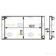 Радиатор охлаждения двигателя HELLA _BEHR HELLA SERVICE_ 8mk376719101 45931 CPUSH - Изображение 6