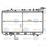 Радиатор охлаждения двигателя HELLA Nissan Sunny LCDVHH _BEHR HELLA SERVICE_ 8mk376708001