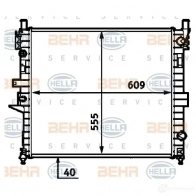 Радиатор охлаждения двигателя HELLA 8mk376718601 Mercedes M-Class _BEHR HELLA SERVICE_ XIGCWQ