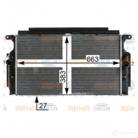 Радиатор охлаждения двигателя HELLA 44820 _BEHR HELLA SERVICE_ V4I6TLE 8mk376700461 - Изображение 4