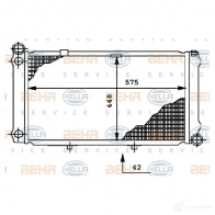 Радиатор охлаждения двигателя HELLA 45332 A3JXX _BEHR HELLA SERVICE_ 8mk376712311 - Изображение 4