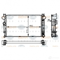 Радиатор охлаждения двигателя HELLA _BEHR HELLA SERVICE_ Z4HUA Mercedes S-Class (W220) 2 Седан 4.3 S 430 (220.070. 2270) 279 л.с. 1998 – 2005 8mk376710294