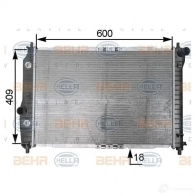Радиатор охлаждения двигателя HELLA 46724 SJRFXG7 8mk376762671 _BEHR HELLA SERVICE_ - Изображение 3