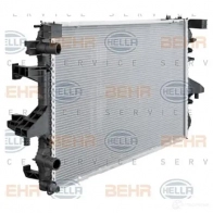 Радиатор охлаждения двигателя HELLA _BEHR HELLA SERVICE_ 662MQ 45938 8mk376719171 - Изображение 2