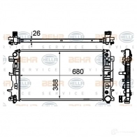 Радиатор охлаждения двигателя HELLA 44853 _BEHR HELLA SERVICE_ 8mk376701014 QLQ9U - Изображение 5