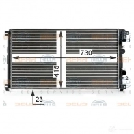 Радиатор охлаждения двигателя HELLA 44801 _BEHR HELLA SERVICE_ 8mk376700314 08XHNL - Изображение 4