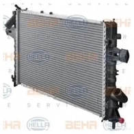 Радиатор охлаждения двигателя HELLA R9QZN 45372 8mk376712601 _BEHR HELLA SERVICE_ - Изображение 3