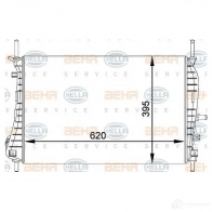 Радиатор охлаждения двигателя HELLA KGX8Z8 46806 _BEHR HELLA SERVICE_ 8mk376764231