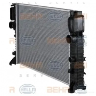 Радиатор охлаждения двигателя HELLA DGGBBY 46958 8mk376769781 _BEHR HELLA SERVICE_ - Изображение 2