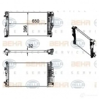 Радиатор охлаждения двигателя HELLA _BEHR HELLA SERVICE_ 46601 8mk376756134 5SOAJFW - Изображение 4