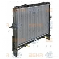 Радиатор охлаждения двигателя HELLA 46773 8mk376763611 JEI53 _BEHR HELLA SERVICE_ - Изображение 4