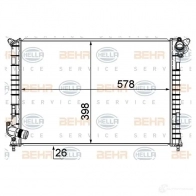 Радиатор охлаждения двигателя HELLA 8mk376749521 _BEHR HELLA SERVICE_ 46419 0NQDWWH - Изображение 5