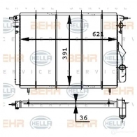 Радиатор охлаждения двигателя HELLA 8mk376716211 13XZS 45693 _BEHR HELLA SERVICE_