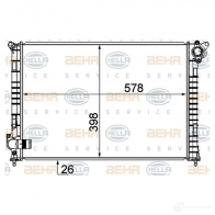 Радиатор охлаждения двигателя HELLA LZROBB 8mk376749501 46417 _BEHR HELLA SERVICE_ - Изображение 5