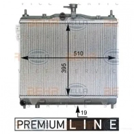 Радиатор охлаждения двигателя HELLA 8mk376762001 _BEHR HELLA SERVICE_ 46661 AH3RZ