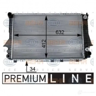 Радиатор охлаждения двигателя HELLA 8mk376715261 45617 _BEHR HELLA SERVICE_ 6O5YTZ5 - Изображение 3