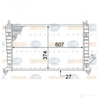 Радиатор охлаждения двигателя HELLA 47021 _BEHR HELLA SERVICE_ 8mk376772391 BBPSF - Изображение 5
